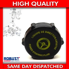 Крышка бачка ГУР черно-желтая Ford Focus 1, 2, 3, Fusion, Mondeo 3, 4, C-Max, Transit